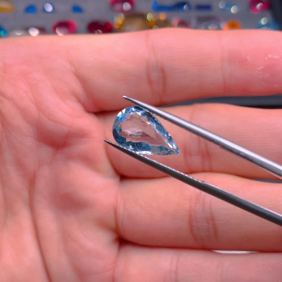 海蓝宝石笔搁未镶嵌