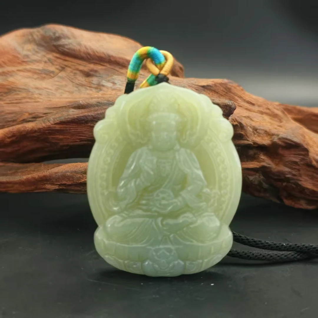 M和田玉观音吊坠0232