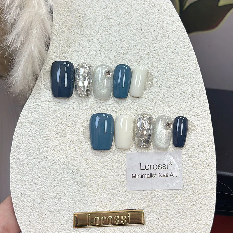 【霜海】—漫禾手工穿戴甲