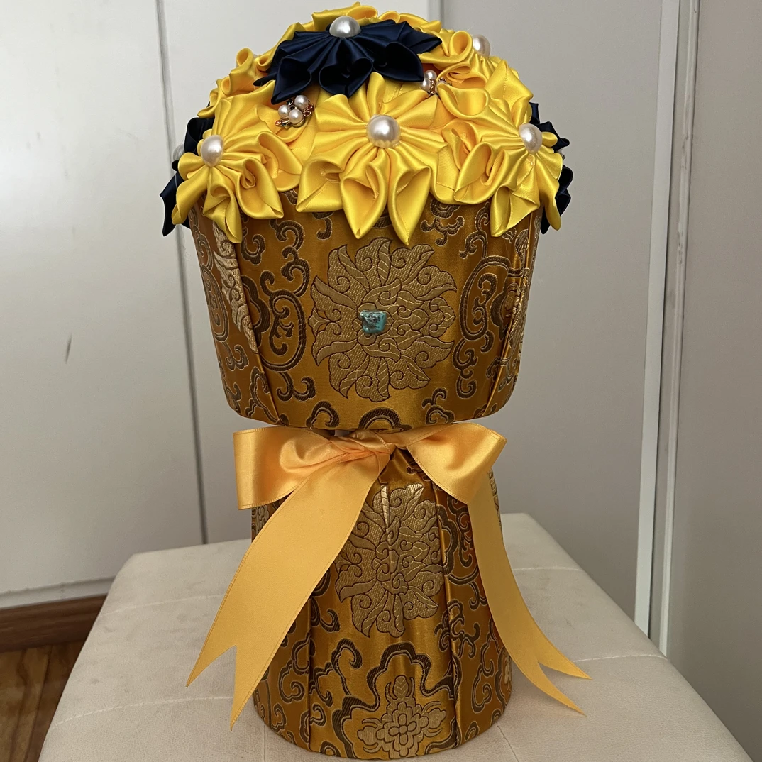 新款藏式手工花束可摆佛堂适合寺院供奉超大花礼品