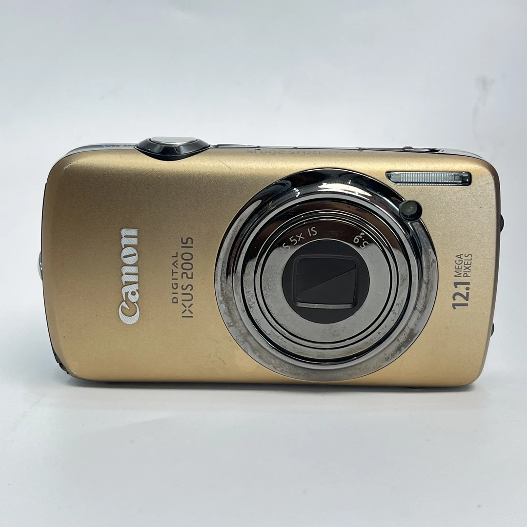 95新 Canon/佳能 ixus200咖色1210w像素5倍光学变焦复古ccd相机