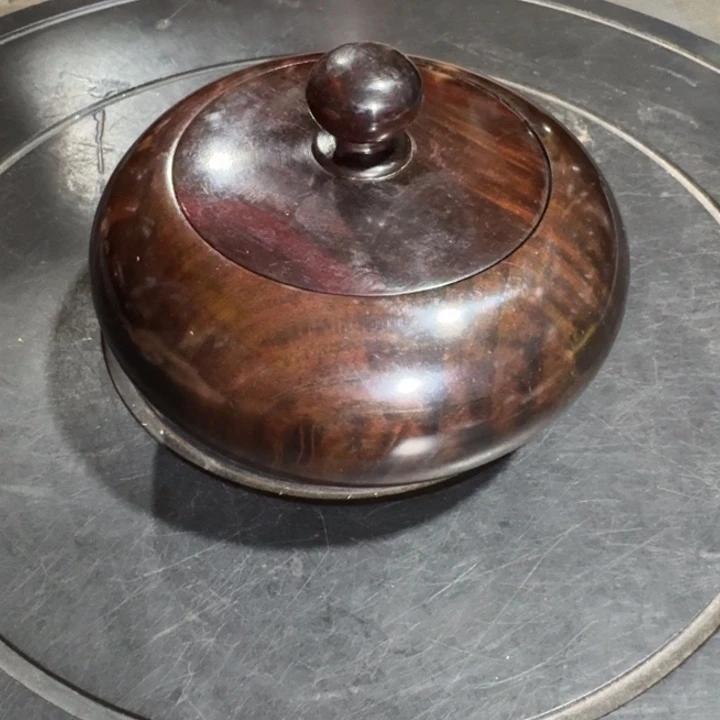 五***哥交趾黄檀（大红酸枝）罐