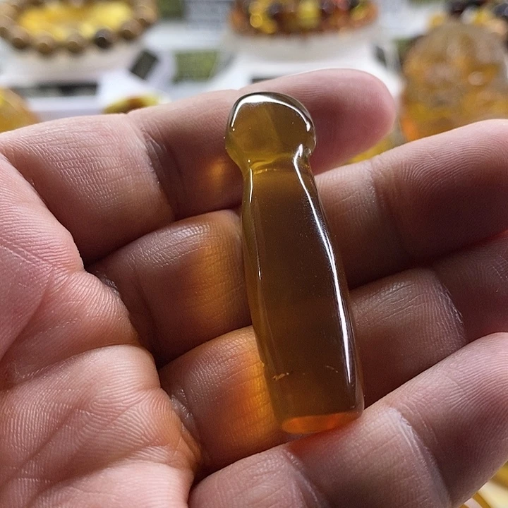 未镶嵌琥珀珠宝奇石烟嘴