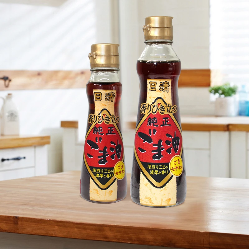 日本原装进口日清芝麻油压榨工艺凉拌调味香油