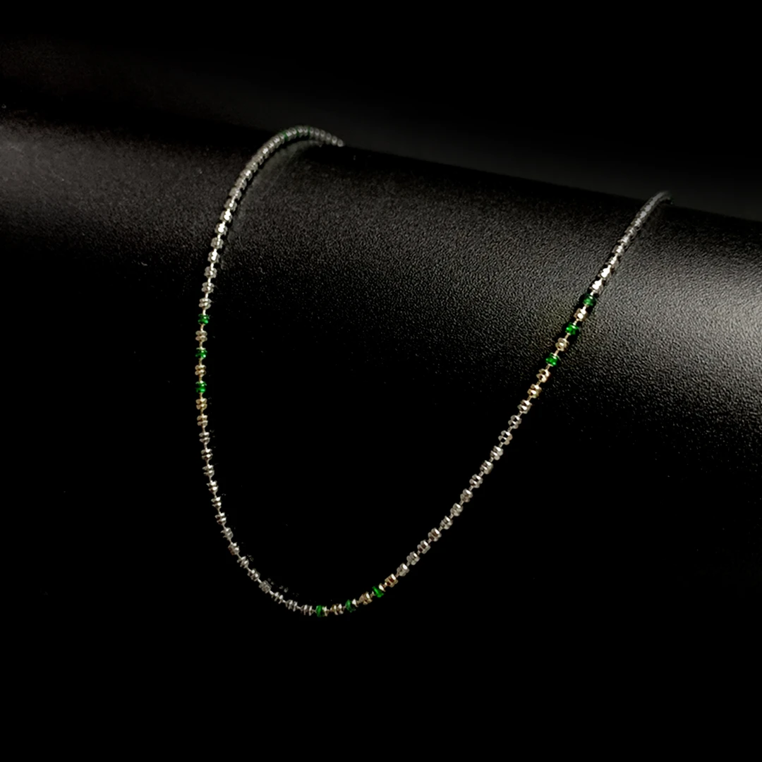 坠链均925银 绿精灵银链5574-H0420002 CP多样性发其一