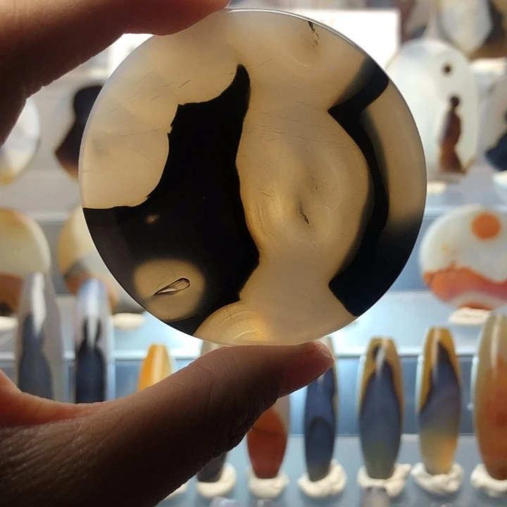玛瑙/玉髓合金珠宝半成品