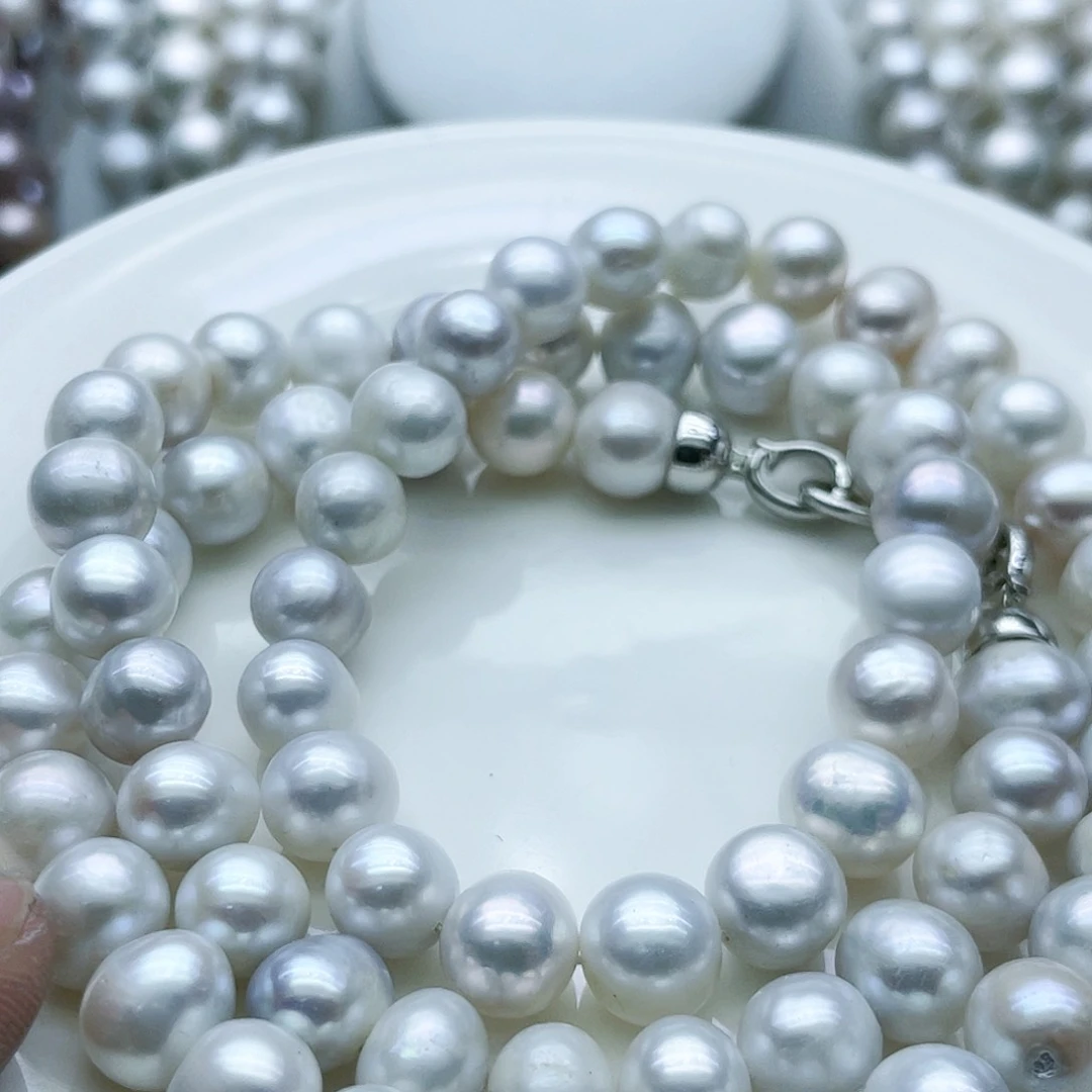 淡水珍珠颈饰钛钢