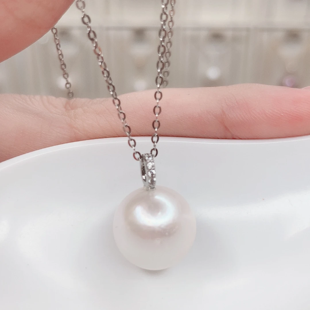 淡水珍珠吊坠(赠链)合金