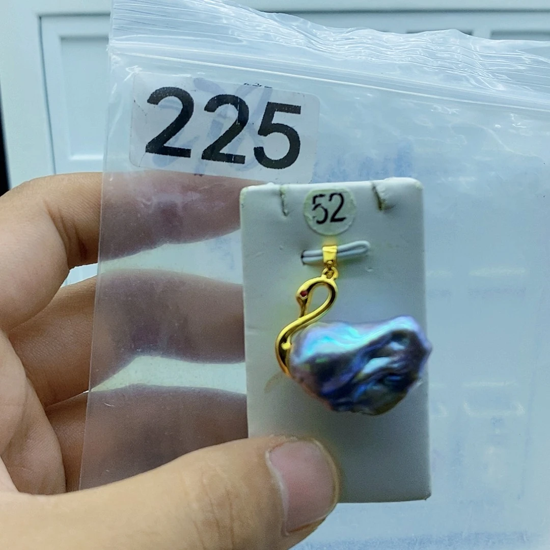 颈饰合金淡水珍珠