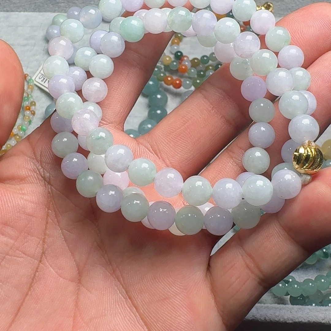 定制翡翠未镶嵌项链