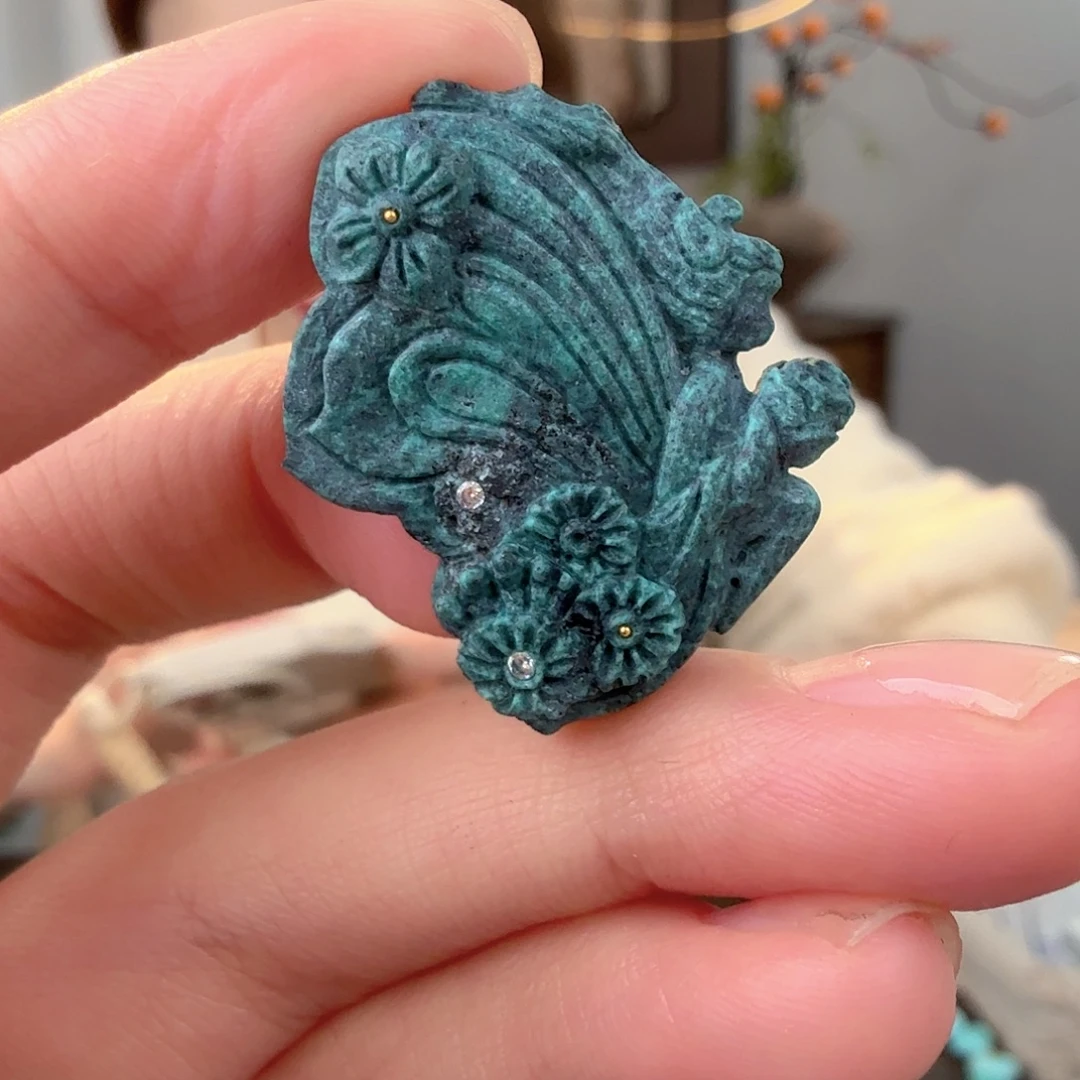 绿松石未镶嵌珠宝奇石