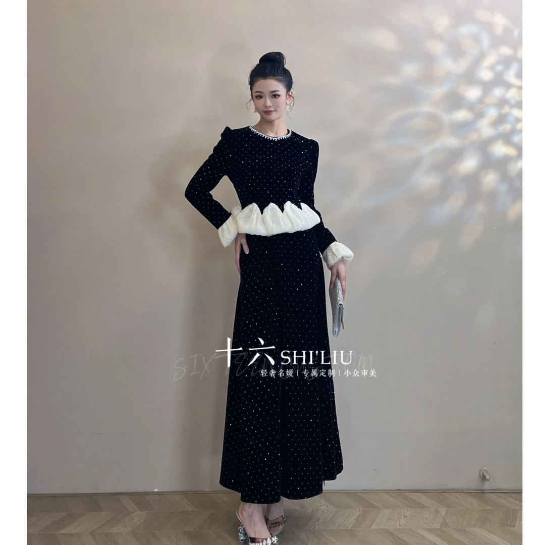 【十六推荐】45056设计师新款轻奢显瘦时尚女装连衣裙