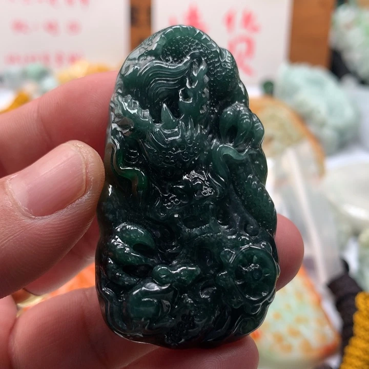 颈饰未镶嵌翡翠保真天然a过翡翠