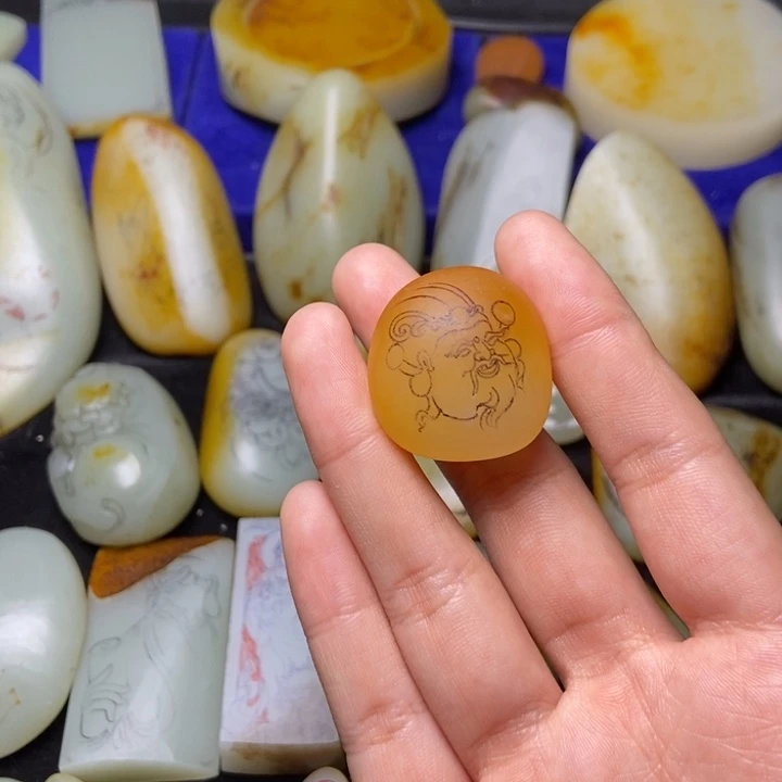 定制和田玉原石未镶嵌@***^