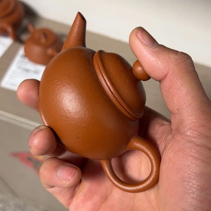 紫砂茶壶杰****3瑕疵朱泥水平