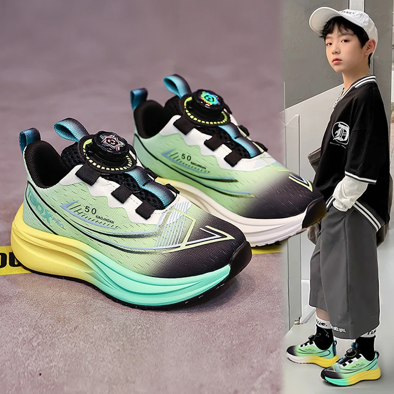 36l℃断码男童网面运动鞋春秋儿童开学季休闲透气百搭中大童软底