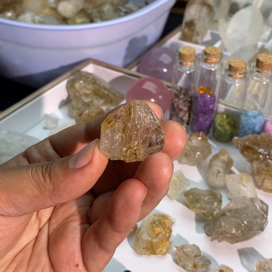 未镶嵌珠宝半成品水晶水晶骸骨