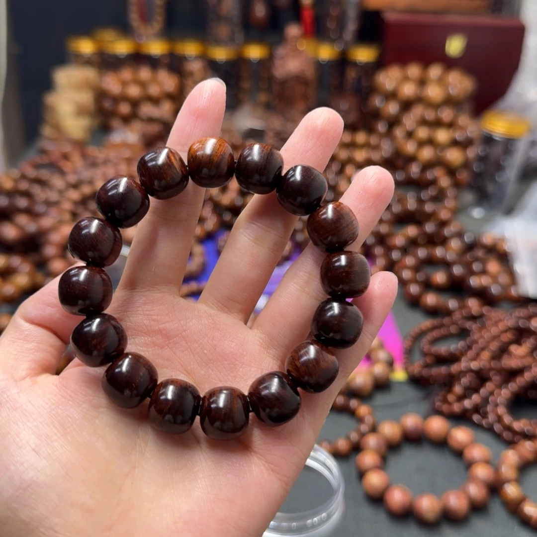 黄花梨/降香黄檀手串/手链1314老料规格海黄手串