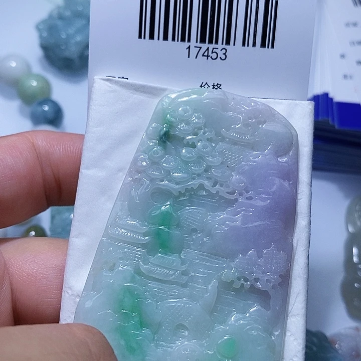 翡翠未镶嵌颈饰天光墟翡翠市场现金代购
