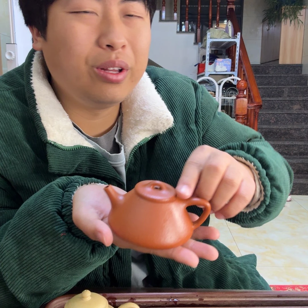 紫砂茶壶手工泥16目 半手工