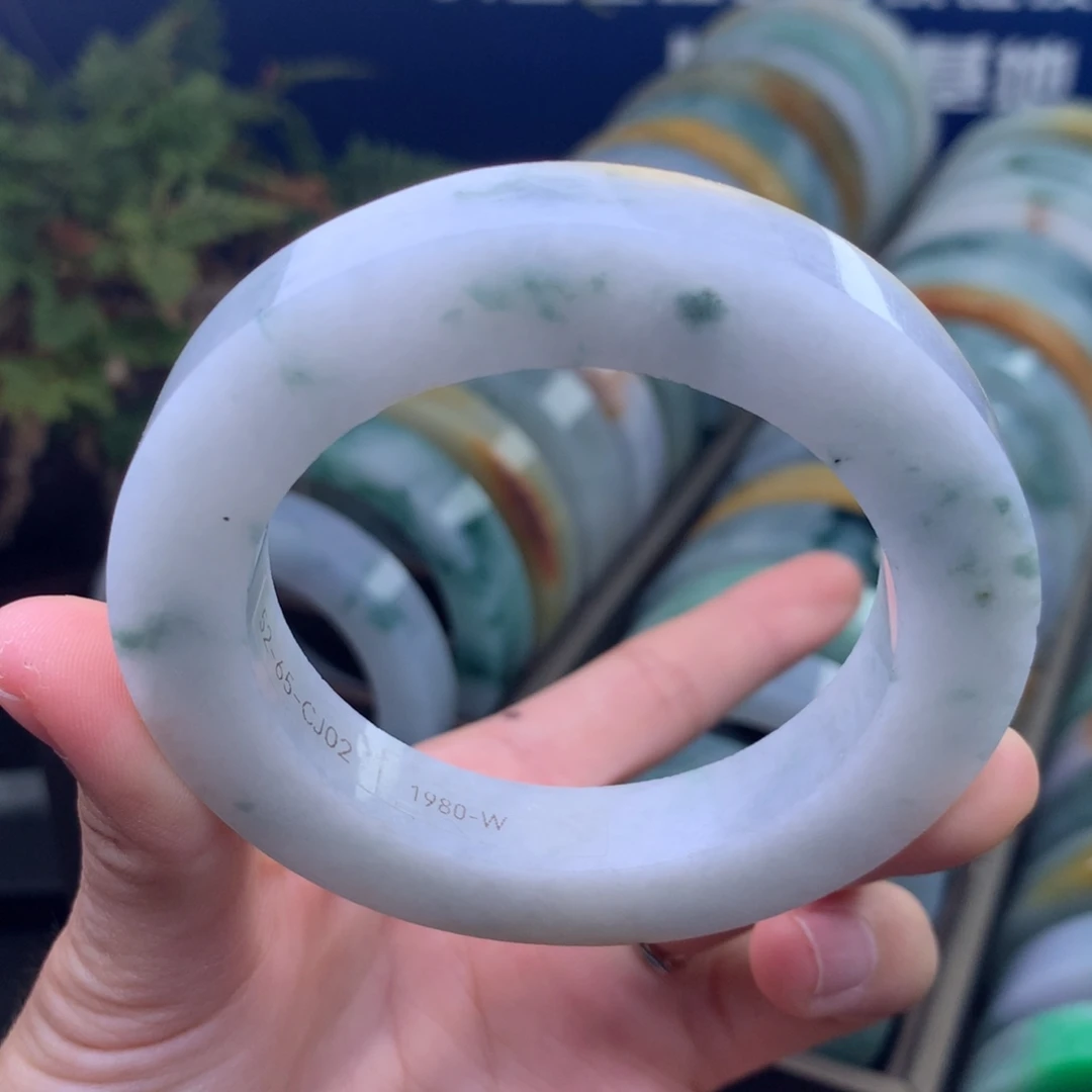 定制翡翠未镶嵌手镯定制不退不换