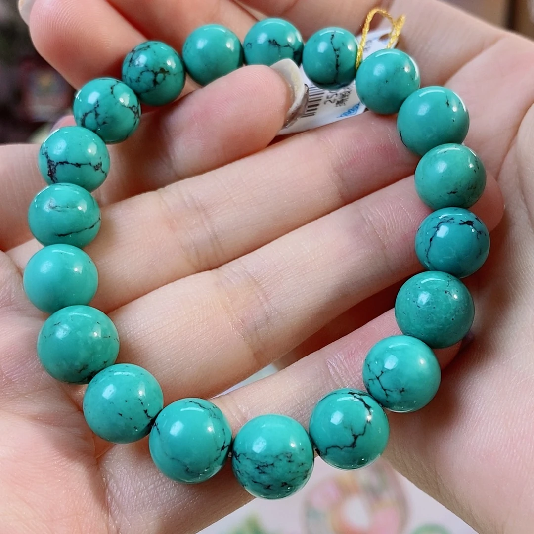 绿松石未镶嵌珠宝奇石10mm+