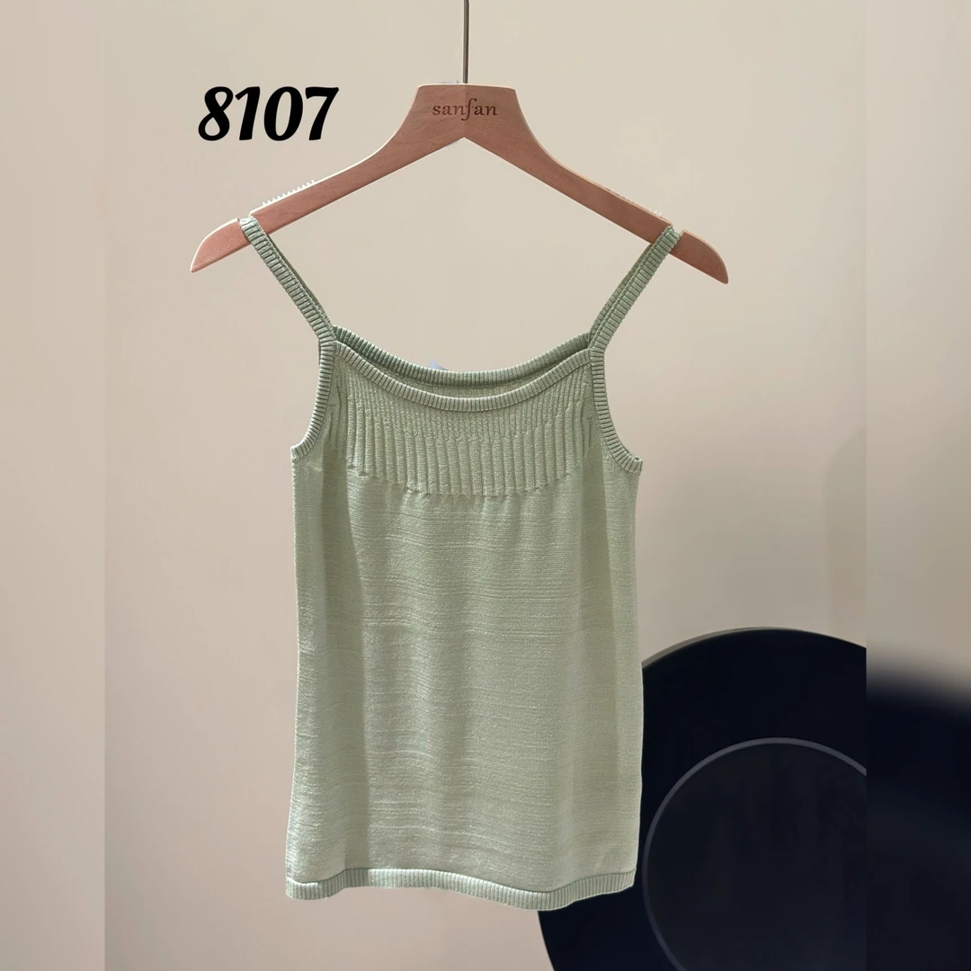 8107（部分无水洗唛，介意慎拍）SANFAN新款针织吊带背心