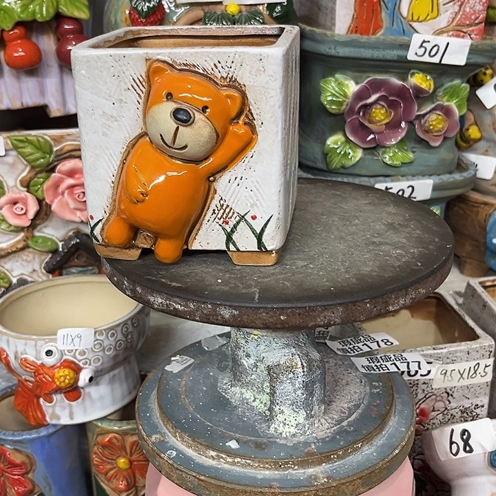 粗陶材质多肉花盆