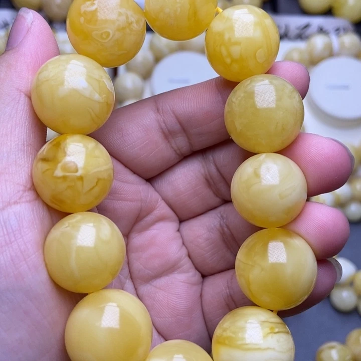 未镶嵌琥珀裸石蜜蜡9