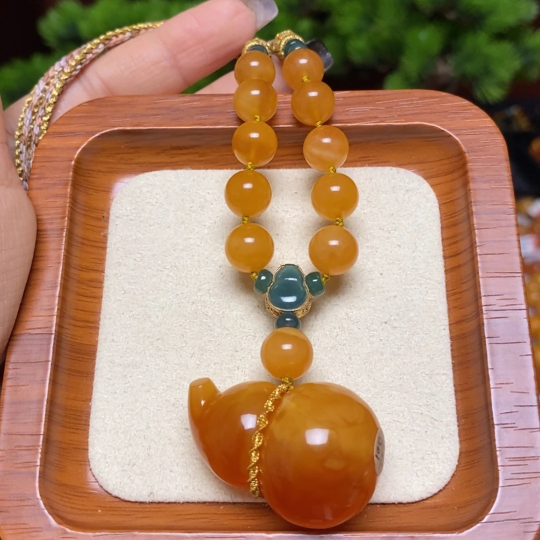 【闪购商品】蜜蜡颈饰未镶嵌项链