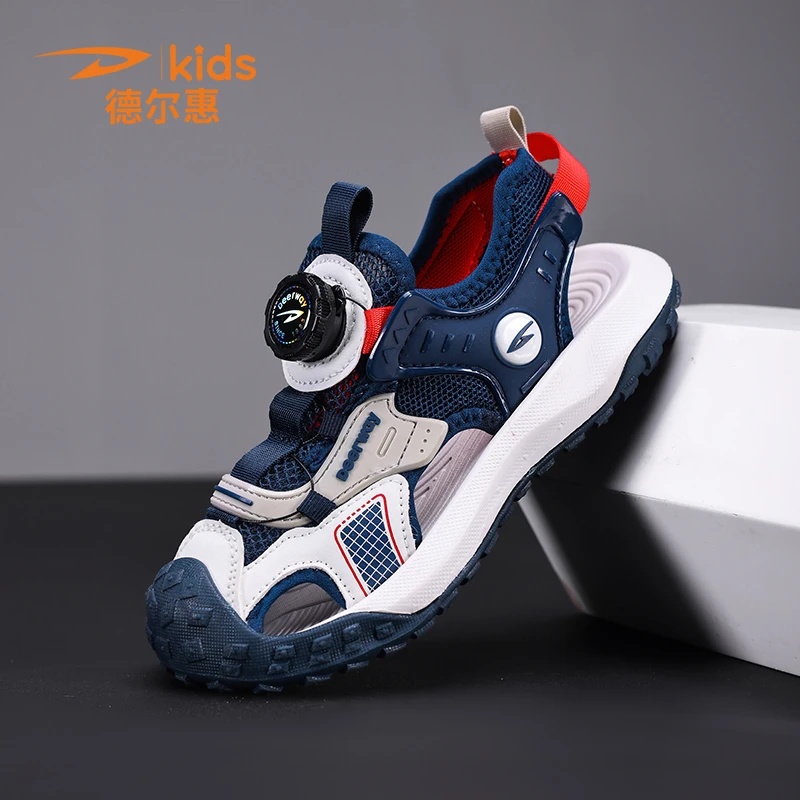 德尔惠包头男孩凉鞋防滑防臭夏季潮款童鞋新款休闲童鞋鞋子儿童鞋