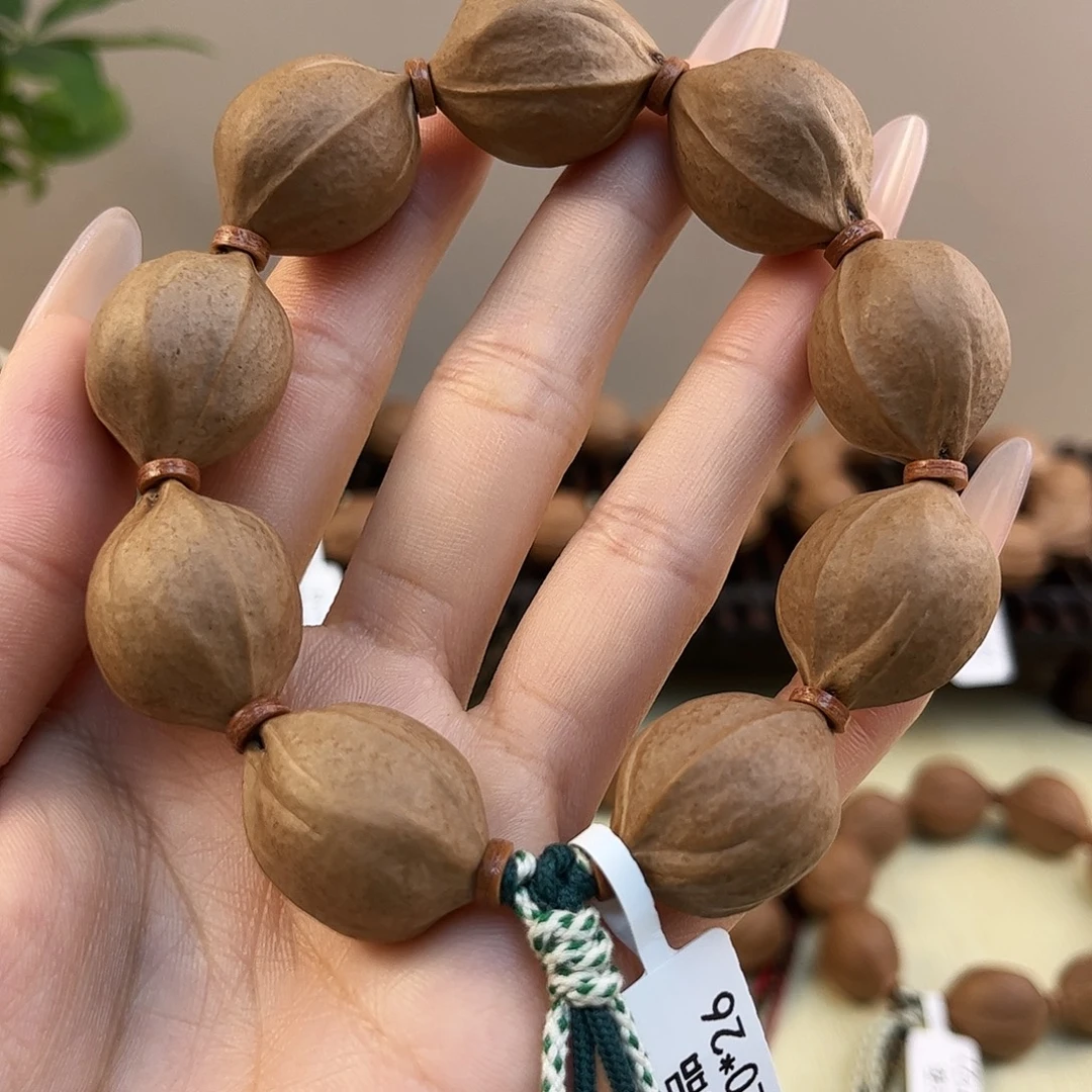 顺***虞吊坠橄榄核梅林铁核文玩手串