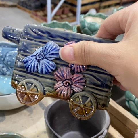 陶瓷小车蓝色3131313313