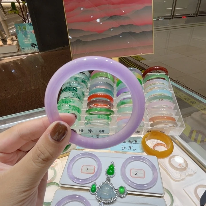 糊***昕翡翠手镯未镶嵌翡翠手镯