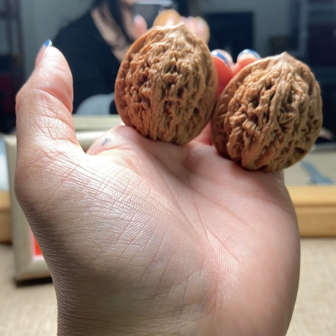 文玩核桃吊坠虎头31