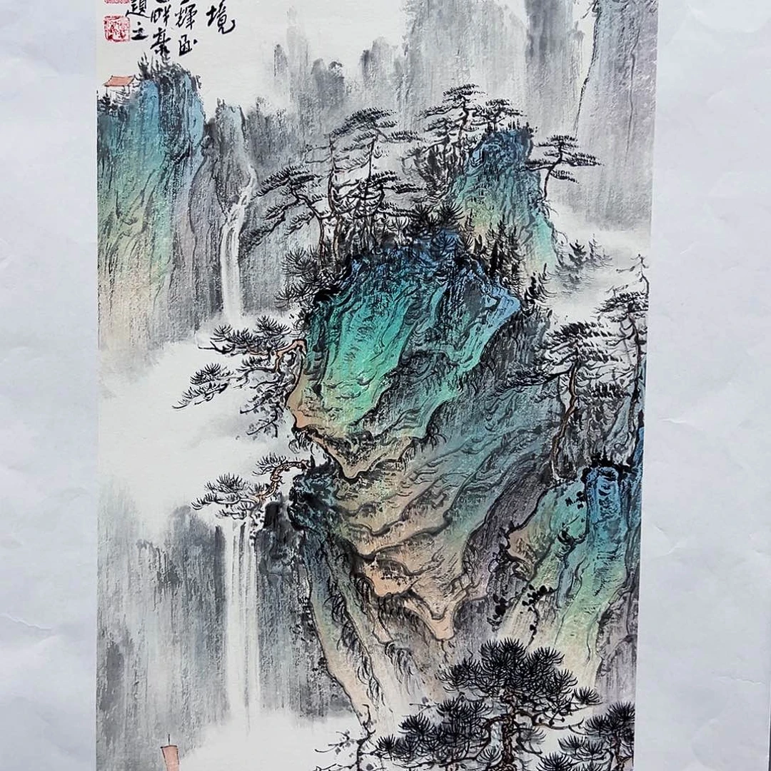 国画事事顺心如意万事如意