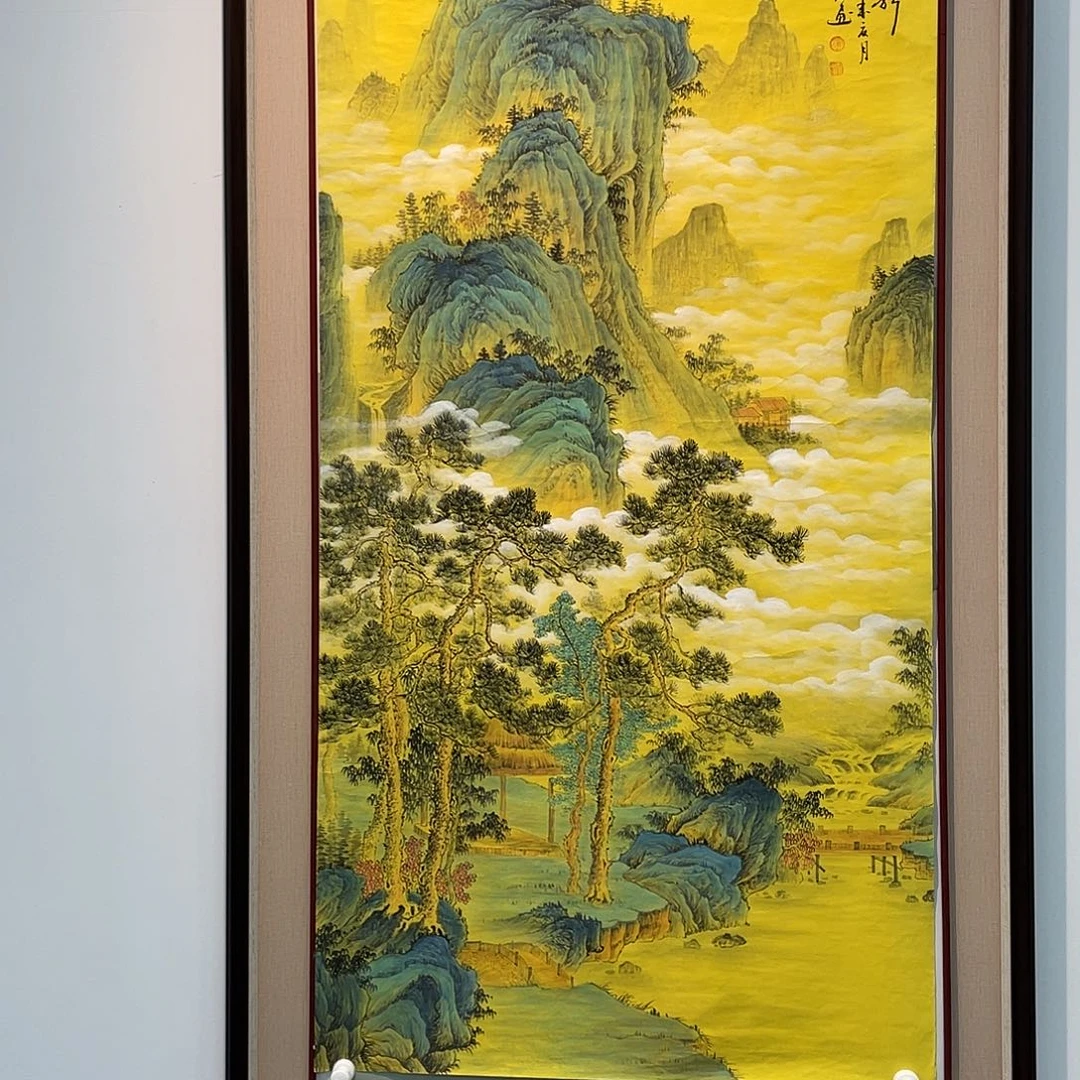 国画凌行志手绘作品