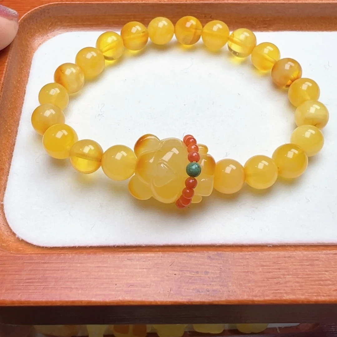 琥珀吊坠(不含链)未镶嵌