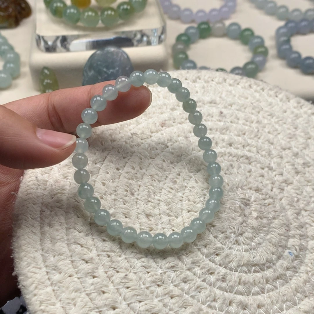 翡翠未镶嵌颈饰天然翡翠卡6手串定金