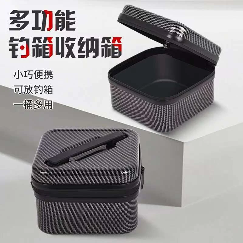 钓鱼配件收纳盒多功能漂盒渔具箱路亚鱼钩盒工具包钓箱用品