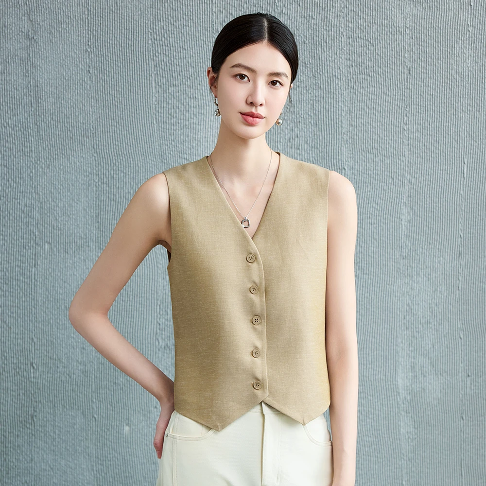 【沫沫老师专属】2025夏季爆款时尚V领马甲