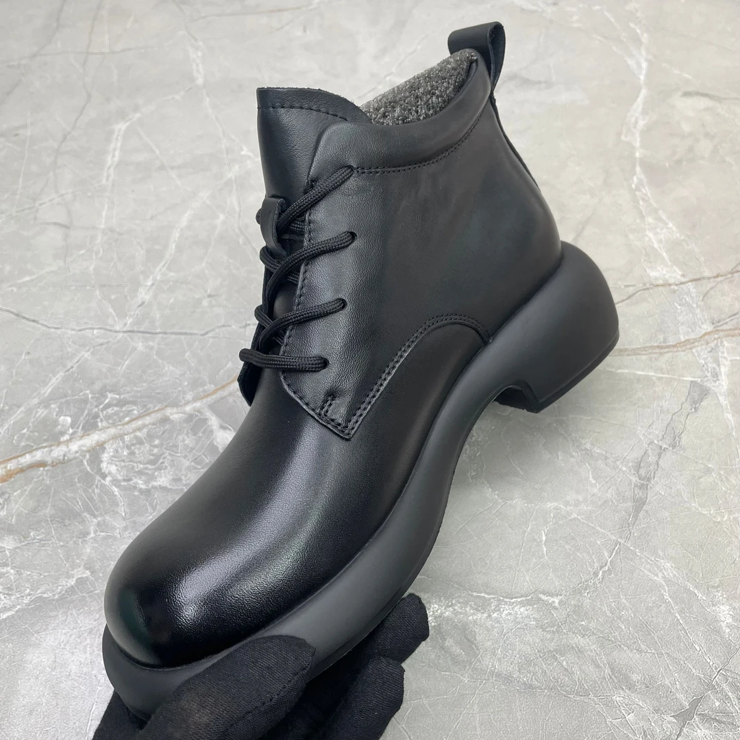 c (孤品）粗跟女靴(牛皮)52612-32