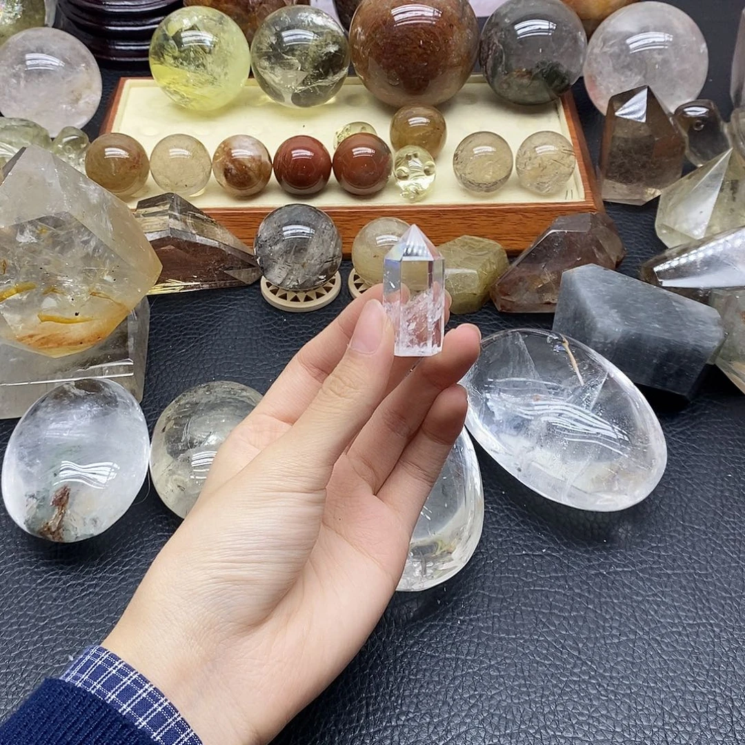 水晶未镶嵌珠宝半成品217水晶石