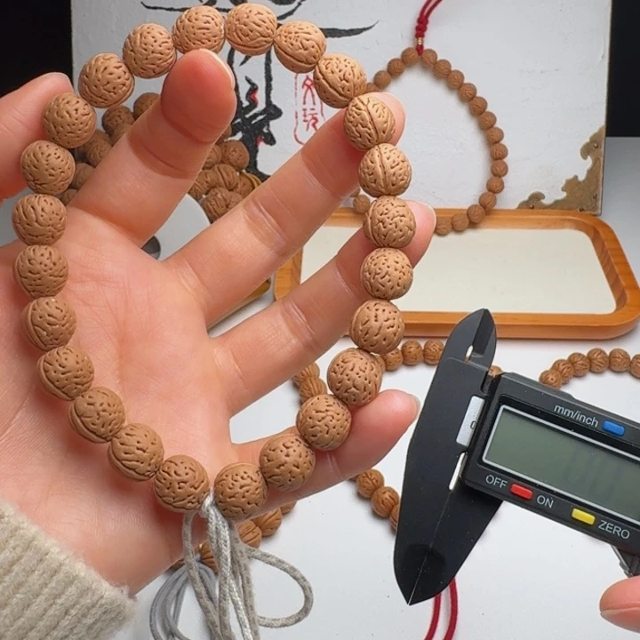 手串桃核10➕宽脐密纹手持