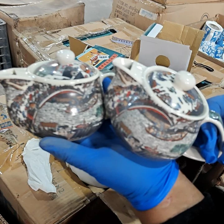瓷片陶瓷盘子碗啥都有随机发货