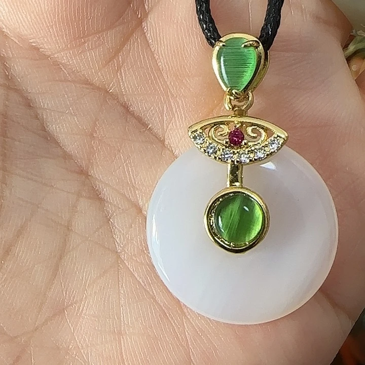 玛瑙/玉髓合金颈饰