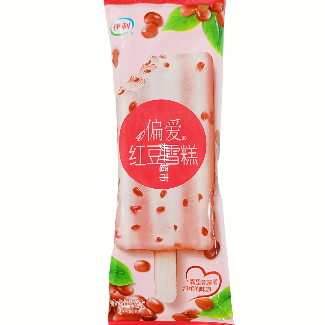 伊利偏爱红豆雪糕75克