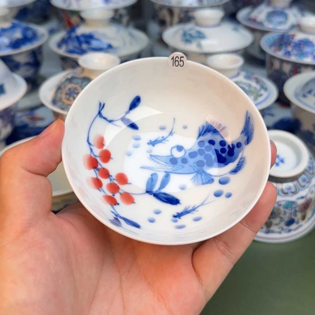 彦祖纯手工手绘茶具165