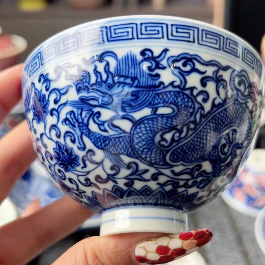 摆件景德镇毛仔柴窑主人杯