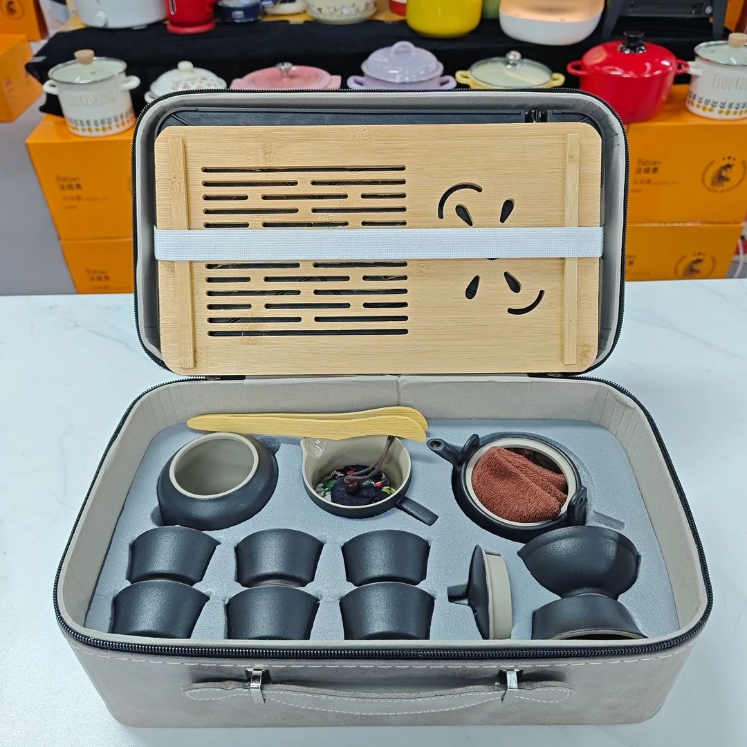 功夫茶具家用套装中式茶盏陶瓷茶杯